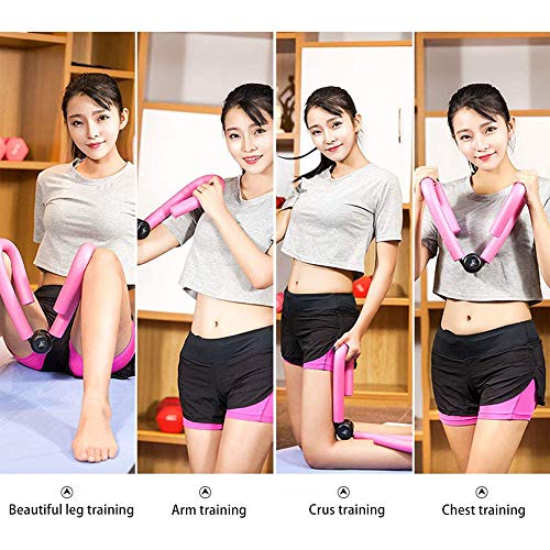 hemao Multi-Function Fitness Leg Apparatus, Stovepipe Artifact, Multifunctional Thigh Master Muscle Fitness Equipment, Great Gym Equipment for Women at Home & Travel (Pink)