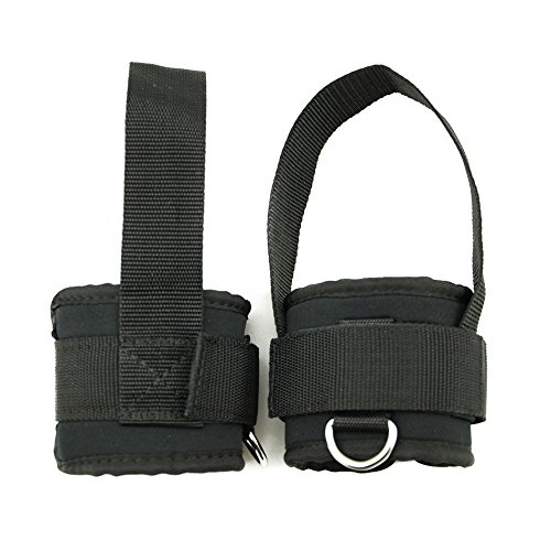 HemeraPhit Ejercicio máquina Ajustable Correas de Tobillo Pierna el Entrenamiento Equipo de Gimnasio y Bodybuilding, 1 par(Negro) HemeraPhit Ejercicio máquina Ajustable Correas de Tobillo Pierna el Entrenamiento Equipo de Gimnasio y Bodybuilding, 1 par(Negro)