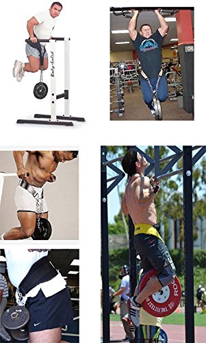 HemeraPhit Pull-up cinturón con Peso Dip cinturón con Cadena Doble D-Ring Levantamiento de Pesas Espalda Apoyo Correa Gimnasio en casa Equipo Cintura cinturón HemeraPhit Pull-up cinturón con Peso Dip cinturón con Cadena Doble D-Ring Levantamiento de Pesas Espalda Apoyo Correa Gimnasio en casa Equipo Cintura cinturón