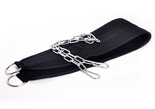 HemeraPhit Pull-up cinturón con Peso Dip cinturón con Cadena Doble D-Ring Levantamiento de Pesas Espalda Apoyo Correa Gimnasio en casa Equipo Cintura cinturón HemeraPhit Pull-up cinturón con Peso Dip cinturón con Cadena Doble D-Ring Levantamiento de Pesas Espalda Apoyo Correa Gimnasio en casa Equipo Cintura cinturón