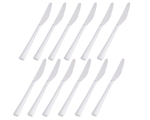 HENGRUI Acero Inoxidable 18/10 Cuchillo de Cena,12pcs HENGRUI Acero Inoxidable 18/10 Cuchillo de Cena,12pcs