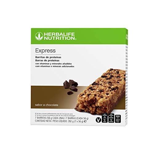 Herbalife - Proteina en Barritas Express Chocolate 7 x 56 g Herbalife - Proteina en Barritas Express Chocolate 7 x 56 g