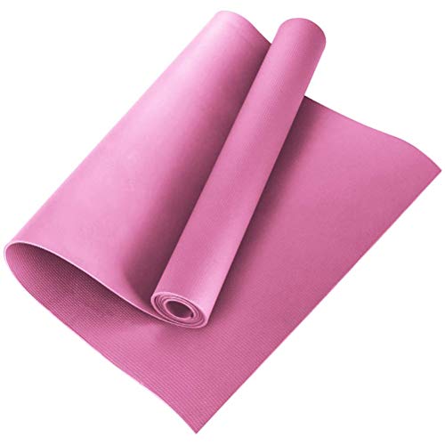 HEREB Colchoneta Fitness Esterilla 4mm Yoga Antideslizante Alfombrilla de EVA Yoga Esterilla Pilates Esterilla Deporte Colchoneta para Gimnasio Espesor, Pilates Yoga Ejercicios para el Piso