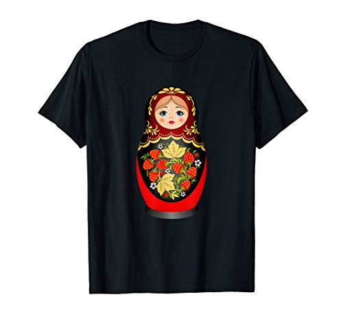 Hermosa muñeca de anidación rusa Matryoshka Camiseta Hermosa muñeca de anidación rusa Matryoshka Camiseta