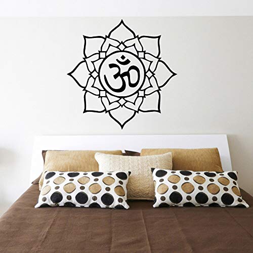 Hermosa Yoga Tatuajes de pared Pvc Mural Art DIY Cartel Decorar Pvc Tatuajes de pared creativos para Yoga Gimnasio otro color L 43cm X 43cm