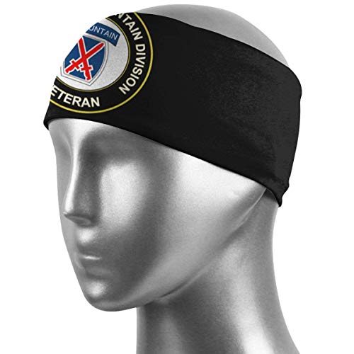 HFHY Veteranos del Ejército Décima División de Infantería de Montaña Bandas para el Cabello Unisex Almohadillas Antideslizantes Altamente absorbentes, Bandanas elásticas Diademas HFHY Veteranos del Ejército Décima División de Infantería de Montaña Bandas para el Cabello Unisex Almohadillas Antideslizantes Altamente absorbentes, Bandanas elásticas Diademas