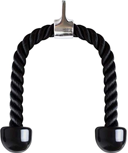 HHJ Cuerda Tríceps - Cuerda para Entrenamiento Trabajos Pesados Cuerda Biceps Cable de Fijación Nylon Triceps Cuerda Polea Desplegable Manijas Antideslizantes para Fitness Body Building Uso Doméstico HHJ Cuerda Tríceps - Cuerda para Entrenamiento Trabajos Pesados Cuerda Biceps Cable de Fijación Nylon Triceps Cuerda Polea Desplegable Manijas Antideslizantes para Fitness Body Building Uso Doméstico