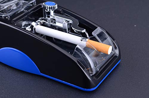 HIBRON Maquina De Llenado De Cigarrillos Electrica Entubadora De Cigarros Tubos Liar Tabaco Portatil Alta Calidad (58003 Azul)