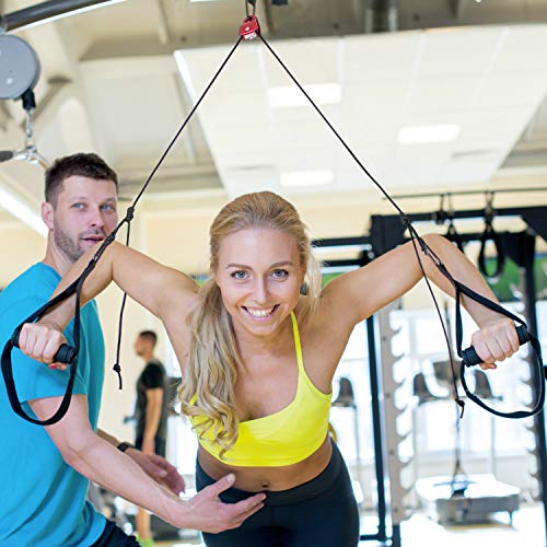 High Pulse Entrenamiento Suspension (7 piezas) – Kit fitness + polea, anclaje para puerta, fijación para pared, póster, cartel para puerta, funda y banda de resistencia High Pulse Entrenamiento Suspension (7 piezas) – Kit fitness + polea, anclaje para puerta, fijación para pared, póster, cartel para puerta, funda y banda de resistencia