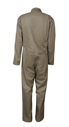 Highliving Mono general para hombre, de algodón, talla XL, color caqui Highliving Mono general para hombre, de algodón, talla XL, color caqui