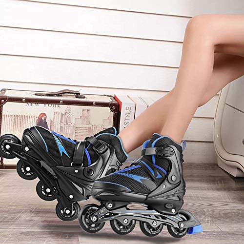 Hikole Patines en Linea para Adultos y Adolescentes Tamaño Ajustable (35-43) Patines para Hombres y Mujeres Patines de Ruedas Transpirables y Cómodos Hikole Patines en Linea para Adultos y Adolescentes Tamaño Ajustable (35-43) Patines para Hombres y Mujeres Patines de Ruedas Transpirables y Cómodos
