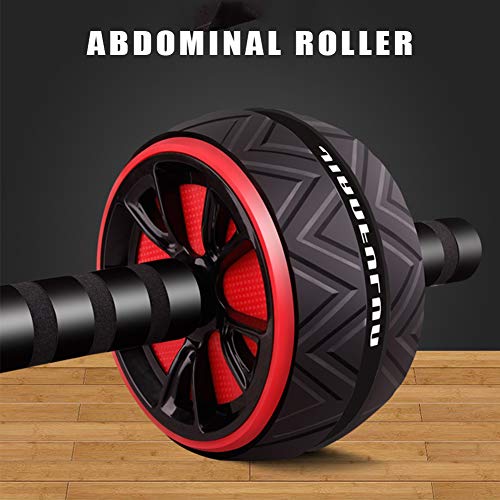 HilMe Rodillo abdominal, rueda de rodillo antideslizante, práctico equipo de entrenamiento para ejercicio, fitness, deportes al aire libre, artículos deportivos
