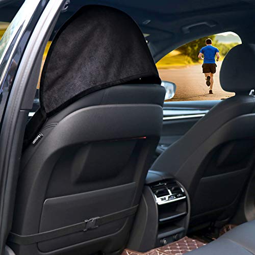 Hiveseen Funda de Asiento Coche Delanteros Universal, Toalla Microfibra 100% Impermeable, Antideslizante y Sudor Absorbente Súper, Lavable a máquina, Protectora Cubierta Silla Auto para Fitness(Negro) Hiveseen Funda de Asiento Coche Delanteros Universal, Toalla Microfibra 100% Impermeable, Antideslizante y Sudor Absorbente Súper, Lavable a máquina, Protectora Cubierta Silla Auto para Fitness(Negro)