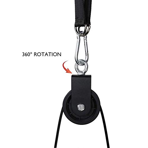 HJUI Sistema De Polea De Elevación, Sistema De Cable, Máquina De Bricolaje, Equipo De Fitness, para Entrenamiento De Bíceps, Tríceps, Hombros Y Espalda, Curl De Bíceps. HJUI Sistema De Polea De Elevación, Sistema De Cable, Máquina De Bricolaje, Equipo De Fitness, para Entrenamiento De Bíceps, Tríceps, Hombros Y Espalda, Curl De Bíceps.