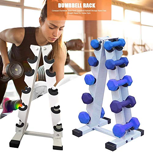 HJUI Soporte para Mancuernas, Soporte para Mancuernas con Estructura En A Soporte para Pesas De 5 Niveles para Trabajo Pesado, Usted Puede Colocar El Soporte para Pesas En Cualquier Parte HJUI Soporte para Mancuernas, Soporte para Mancuernas con Estructura En A Soporte para Pesas De 5 Niveles para Trabajo Pesado, Usted Puede Colocar El Soporte para Pesas En Cualquier Parte