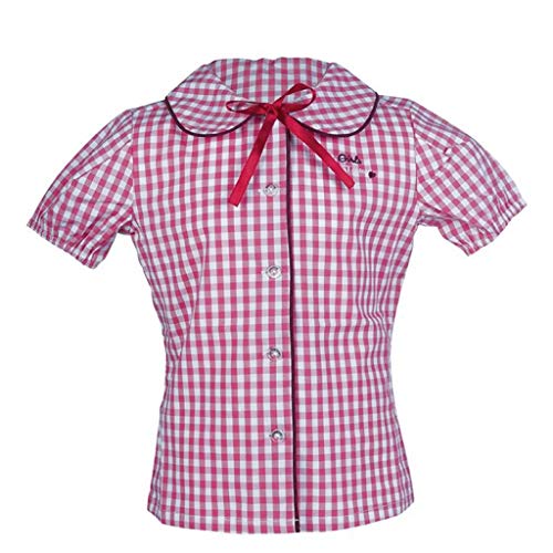 HKM Piccola - Blusa de equitación para Adultos, Evergreen, Camisa de equitación Piccola, Unisex Adulto, Color Rosa, tamaño 134-140 cm