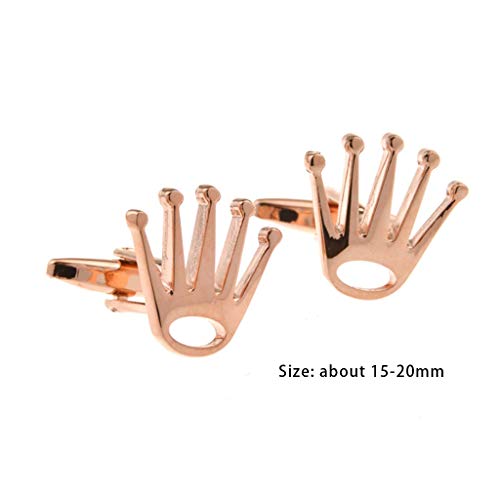 HLD Camisa Francesa de Oro Rosa de Acero Negro Oro Verdadero Pistola Negro Palma Mancuernas de los Hombres de Moda Gemelos Manguito Simples Gemelos (Color : A) HLD Camisa Francesa de Oro Rosa de Acero Negro Oro Verdadero Pistola Negro Palma Mancuernas de los Hombres de Moda Gemelos Manguito Simples Gemelos (Color : A)