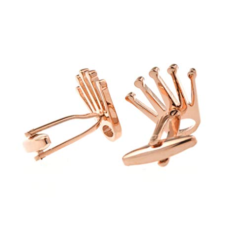HLD Camisa Francesa de Oro Rosa de Acero Negro Oro Verdadero Pistola Negro Palma Mancuernas de los Hombres de Moda Gemelos Manguito Simples Gemelos (Color : A) HLD Camisa Francesa de Oro Rosa de Acero Negro Oro Verdadero Pistola Negro Palma Mancuernas de los Hombres de Moda Gemelos Manguito Simples Gemelos (Color : A)