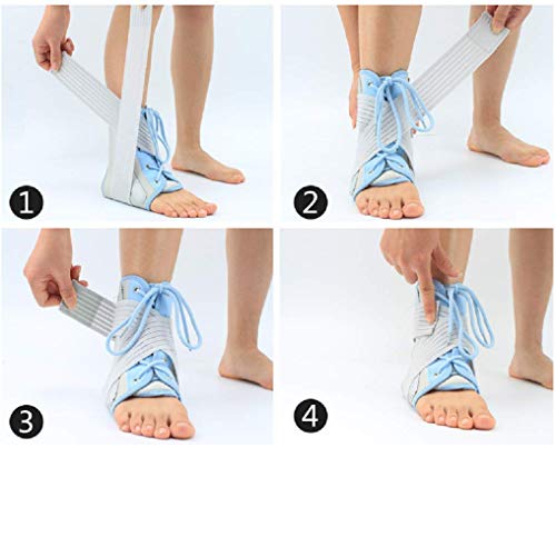 HLDUYIN Tobilleras, Lesiones Atléticas, Recuperación, Esguinces Y Más-Tobilleras Soporte De Encaje con Correas Ajustables-Unisex (1 Paquete),L HLDUYIN Tobilleras, Lesiones Atléticas, Recuperación, Esguinces Y Más-Tobilleras Soporte De Encaje con Correas Ajustables-Unisex (1 Paquete),L