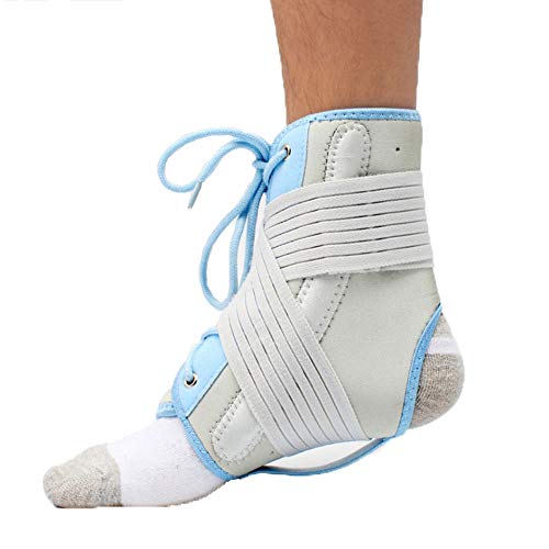 HLDUYIN Tobilleras, Lesiones Atléticas, Recuperación, Esguinces Y Más-Tobilleras Soporte De Encaje con Correas Ajustables-Unisex (1 Paquete),L HLDUYIN Tobilleras, Lesiones Atléticas, Recuperación, Esguinces Y Más-Tobilleras Soporte De Encaje con Correas Ajustables-Unisex (1 Paquete),L