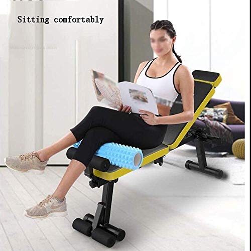 HLZY Banco de elevación de Pesas Planas Ajustable Banco de Pesas, Banco Plegable Inicio Abdominales Ejercicio Multi Función Ajustable de banca con Mancuernas Entrenamiento Familia (Color : Style2)