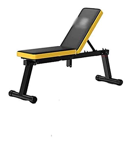 HLZY Banco de elevación de Pesas Planas Ajustable Banco de Pesas, Banco Plegable Inicio Abdominales Ejercicio Multi Función Ajustable de banca con Mancuernas Entrenamiento Familia (Color : Style2)