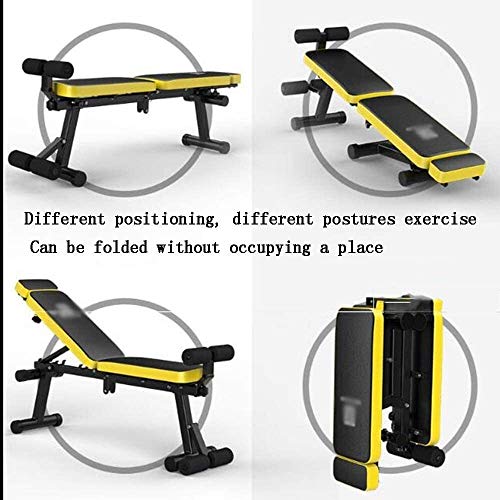 HLZY Banco de elevación de Pesas Planas Ajustable Banco de Pesas, Banco Plegable Inicio Abdominales Ejercicio Multi Función Ajustable de banca con Mancuernas Entrenamiento Familia (Color : Style2) HLZY Banco de elevación de Pesas Planas Ajustable Banco de Pesas, Banco Plegable Inicio Abdominales Ejercicio Multi Función Ajustable de banca con Mancuernas Entrenamiento Familia (Color : Style2)