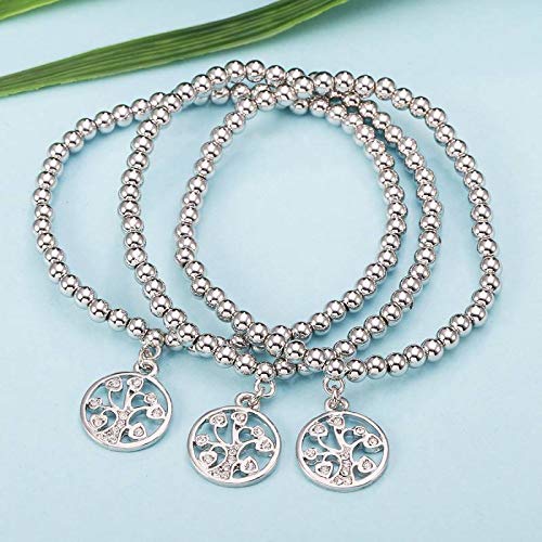 HMKLN Pulsera de Mujer Marca Yoga Muñeca Mala Pulsera Árbol de la Vida Charm 4 Colores Joyería de Moda Pulsera HMKLN Pulsera de Mujer Marca Yoga Muñeca Mala Pulsera Árbol de la Vida Charm 4 Colores Joyería de Moda Pulsera