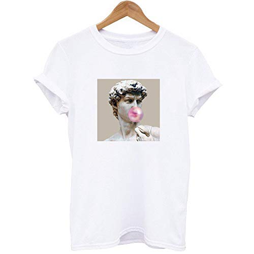 HNOSD Camiseta Estampada Hombre, Personaje Divertido, Estampado estético, Camiseta Masculina, Verano, 2019, Manga Corta, Tops Casuales, Camisetas HNOSD Camiseta Estampada Hombre, Personaje Divertido, Estampado estético, Camiseta Masculina, Verano, 2019, Manga Corta, Tops Casuales, Camisetas