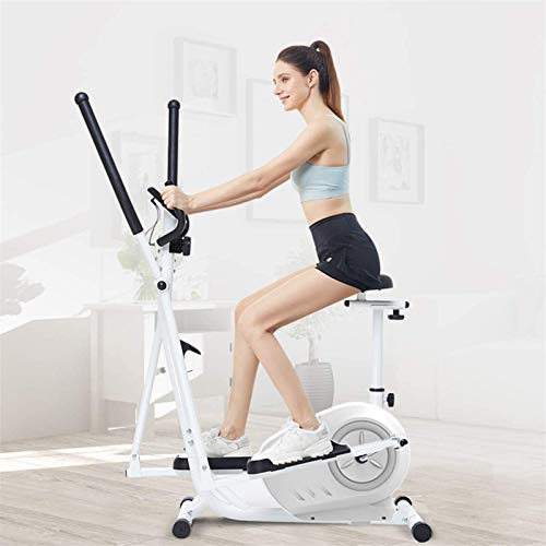 HNWTKJ Entrenador Elíptico Curv, Bicicleta de Ejercicio Tipo Elíptica, Pierde Grasa y Tonifica en Casa, Entrenador de Resistencia de Cruz Variable, Ideal para Fitness para Interiores