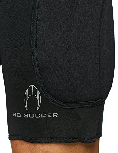 HO Soccer 0505533 Pantalón de Portero Corto, Hombre, Negro, M