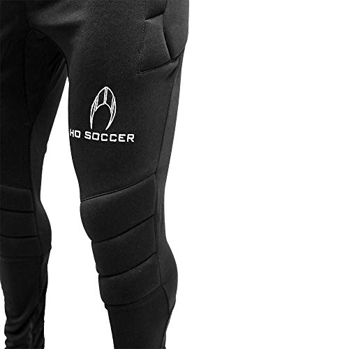 HO Soccer 0505554 Pantalones Largos de Portero, Unisex niños, Negro, 10 HO Soccer 0505554 Pantalones Largos de Portero, Unisex niños, Negro, 10