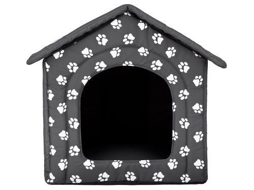 Hobbydog Casa para Perro, Gris con Patas, S