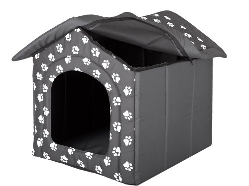 Hobbydog Casa para Perro, Gris con Patas, S