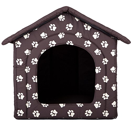Hobbydog Casa para Perro, tamaño 2, Color marrón con Patas