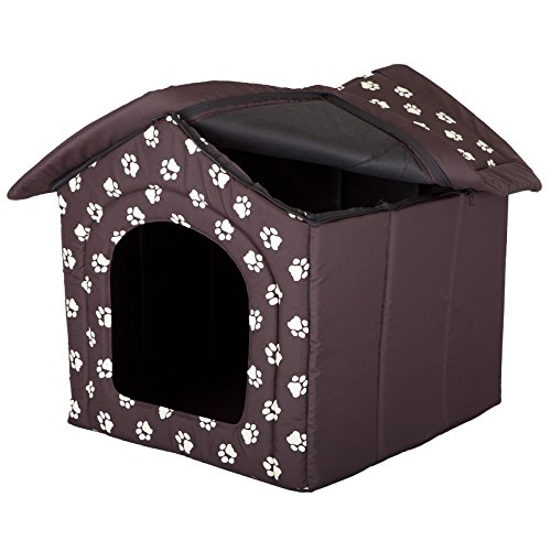 Hobbydog Casa para Perro, tamaño 2, Color marrón con Patas