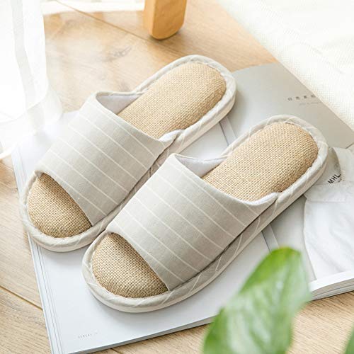 Hodoo Zapatillas Lavables Zapatillas de la habitación Zapatos Material de algodón Antideslizante, Interior Transpirable para los huéspedes para Uso doméstico para el hogar Zapatill