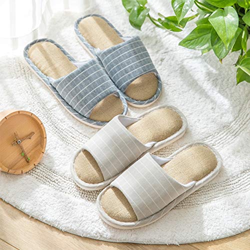 Hodoo Zapatillas Lavables Zapatillas de la habitación Zapatos Material de algodón Antideslizante, Interior Transpirable para los huéspedes para Uso doméstico para el hogar Zapatill