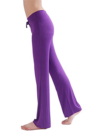 Hoerev - Pantalones de yoga para mujer morado XXXL