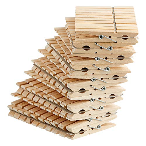Hofmeister Holzwaren Lote de 100 pinzas de la ropa Hofmeister Holzwaren Lote de 100 pinzas de la ropa