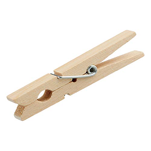 Hofmeister Holzwaren Lote de 100 pinzas de la ropa Hofmeister Holzwaren Lote de 100 pinzas de la ropa
