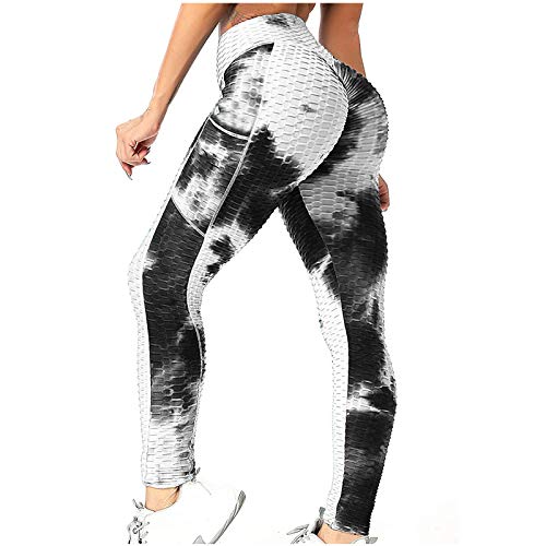 Holatee Mallas de Deporte de Mujer, Leggins Pantalon Deporte Yoga, Leggings Mujer Fitness Suaves Elásticos Cintura Alta para Rojoucir Vientre