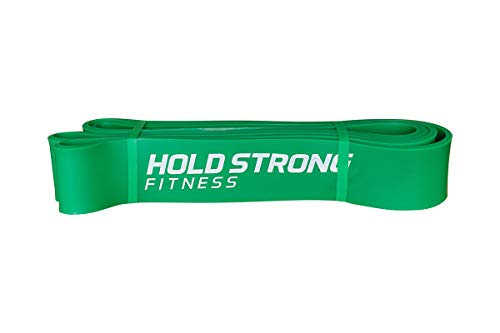HOLD Strong Fitness Bandas perfectas para fitness, entrenamiento de fuerza, desarrollo muscular, calistenia, movilidad, pilates y yoga (juego de 3 bandas (rojo, negro, verde).