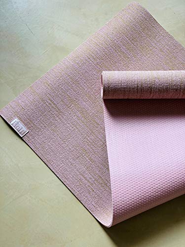 Holi | Esterilla de yoga | Rosa | Premium Orgánica | Yute | 5 MM | 183 cm x 61 cm | Antideslizante | Anti-Bacterias | Extra Larga | Estera de fitness | Estera de deporte | Pilates Mat Holi | Esterilla de yoga | Rosa | Premium Orgánica | Yute | 5 MM | 183 cm x 61 cm | Antideslizante | Anti-Bacterias | Extra Larga | Estera de fitness | Estera de deporte | Pilates Mat