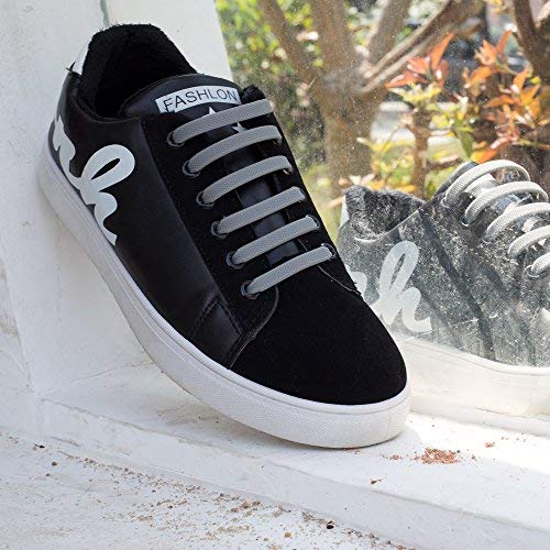 Homar sin corbata Cordones de zapatos para niños y adultos Impermeables cordones de zapatos de atletismo atlética de silicona elástico plano con multicolor de los zapatos del tablero Sneaker boots (Adult Size Gray) Homar sin corbata Cordones de zapatos para niños y adultos Impermeables cordones de zapatos de atletismo atlética de silicona elástico plano con multicolor de los zapatos del tablero Sneaker boots (Adult Size Gray)