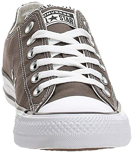 Hombre Converse All Star Ox Low Top Chuck Taylor Chucks Cordones Entrenadores - Carboncillo - 41.5