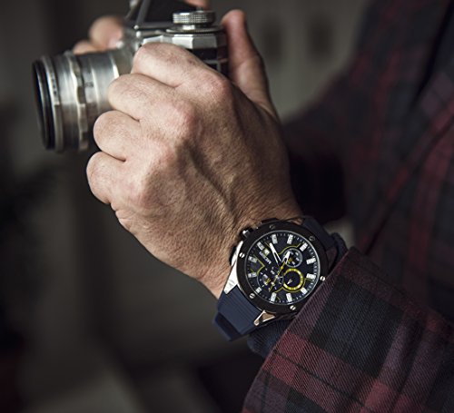 Hombre Relojes Moda Impermeable Silicona Cronógrafo Relojes Negocios Analogicos Cuarzo Relojes Clásico Azul Correa Fecha Calendario Relojes Hombre Relojes Moda Impermeable Silicona Cronógrafo Relojes Negocios Analogicos Cuarzo Relojes Clásico Azul Correa Fecha Calendario Relojes