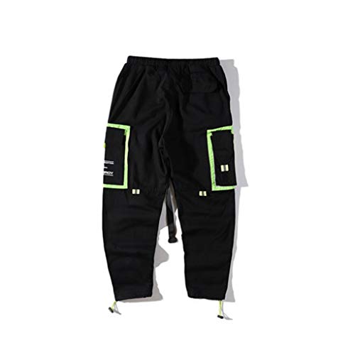 Hombres Pantalones De CháNdal Streetwear Estilo Harajuku Bolsillos MúLtiples Harem Jogger Pantalones Cargo Hip Hop Pantalones Casuales