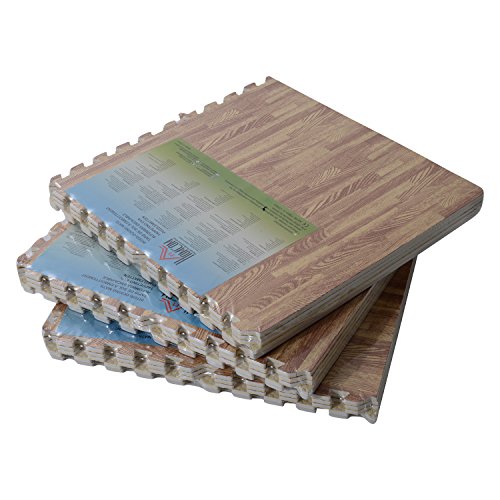 HOMCOM Alfombra Puzzle 16 Piezas de Juegos Sauve Alfombrilla Puzzle Protectora de Suelo Goma Espuma EVA para Gimnasio 60x60x1 cm Marrón HOMCOM Alfombra Puzzle 16 Piezas de Juegos Sauve Alfombrilla Puzzle Protectora de Suelo Goma Espuma EVA para Gimnasio 60x60x1 cm Marrón