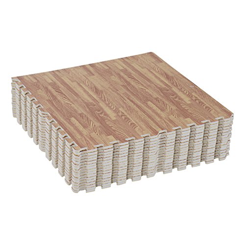 HOMCOM Alfombra Puzzle 16 Piezas de Juegos Sauve Alfombrilla Puzzle Protectora de Suelo Goma Espuma EVA para Gimnasio 60x60x1 cm Marrón HOMCOM Alfombra Puzzle 16 Piezas de Juegos Sauve Alfombrilla Puzzle Protectora de Suelo Goma Espuma EVA para Gimnasio 60x60x1 cm Marrón